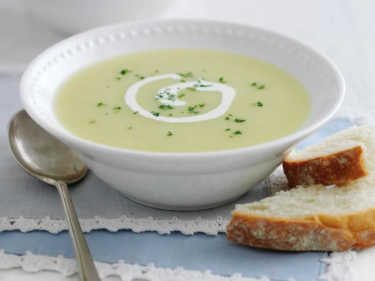 delia leek and potato soup