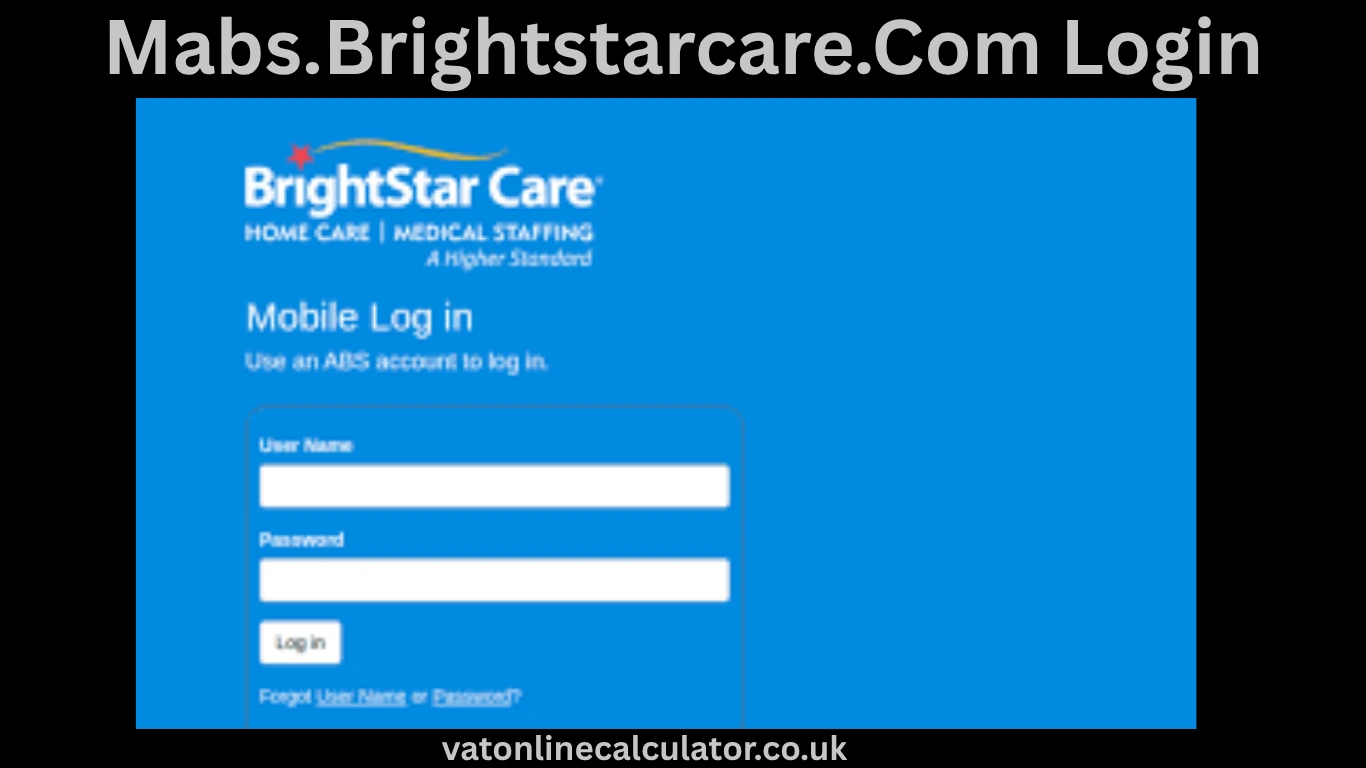 Mabs.Brightstarcare.Com Login