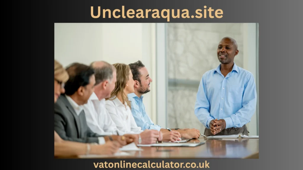 How does unclearaqua.site Appear Online