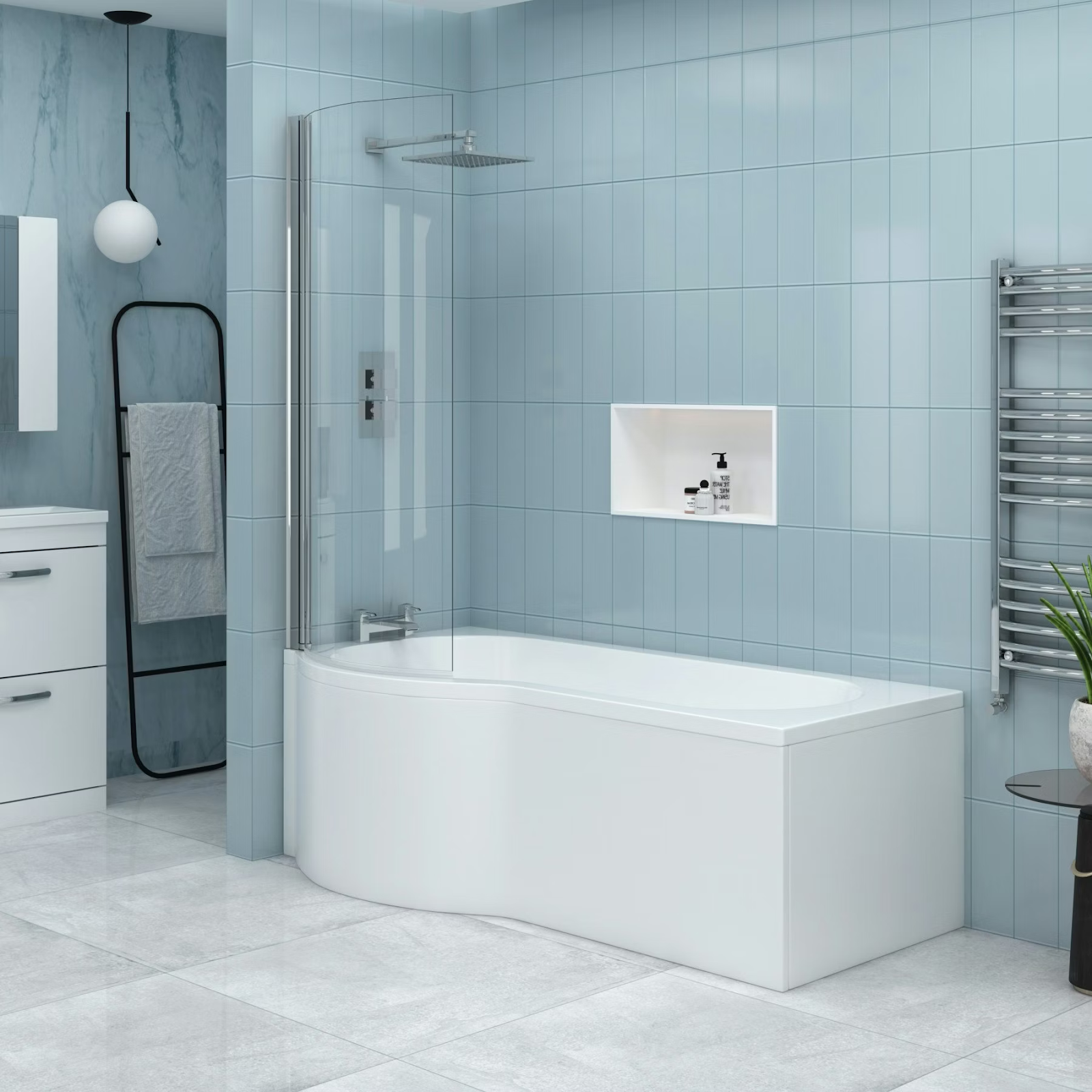 Choosing the Right Shower Bath: L Shaped vs P Shaped Explained