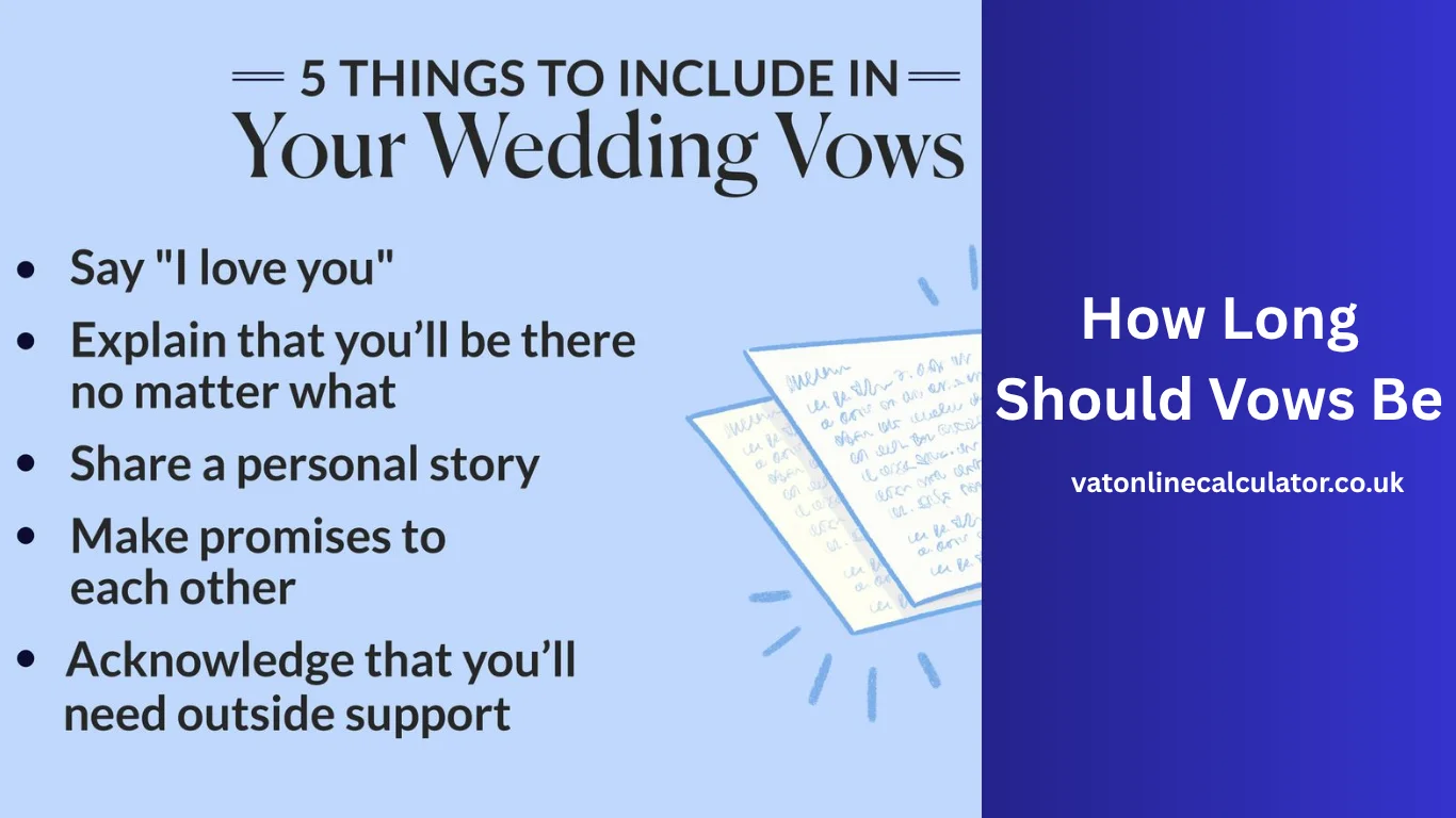 How Long Should Vows Be