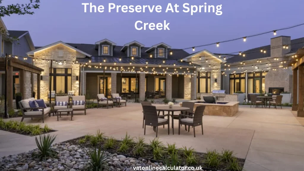 Location and Accessibility The Preserve At Spring Creek