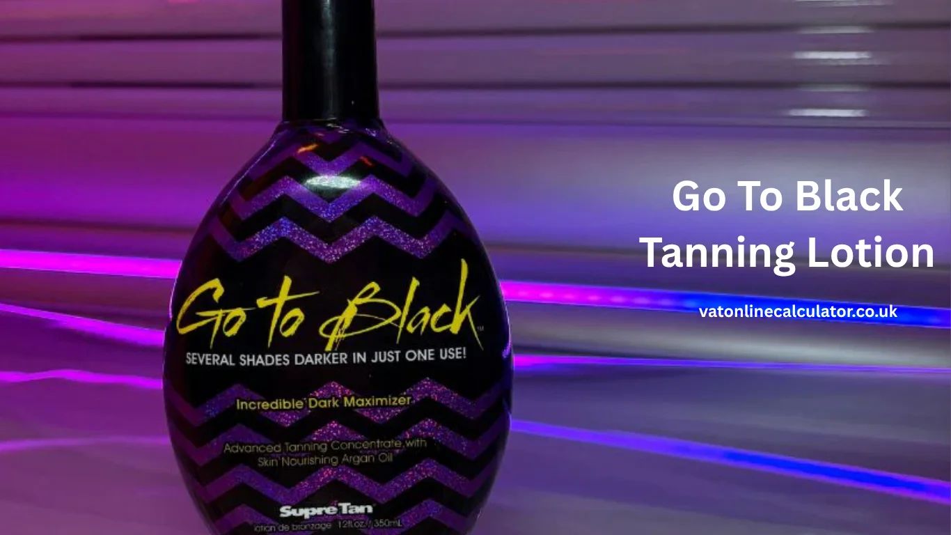 Go To Black Tanning Lotion