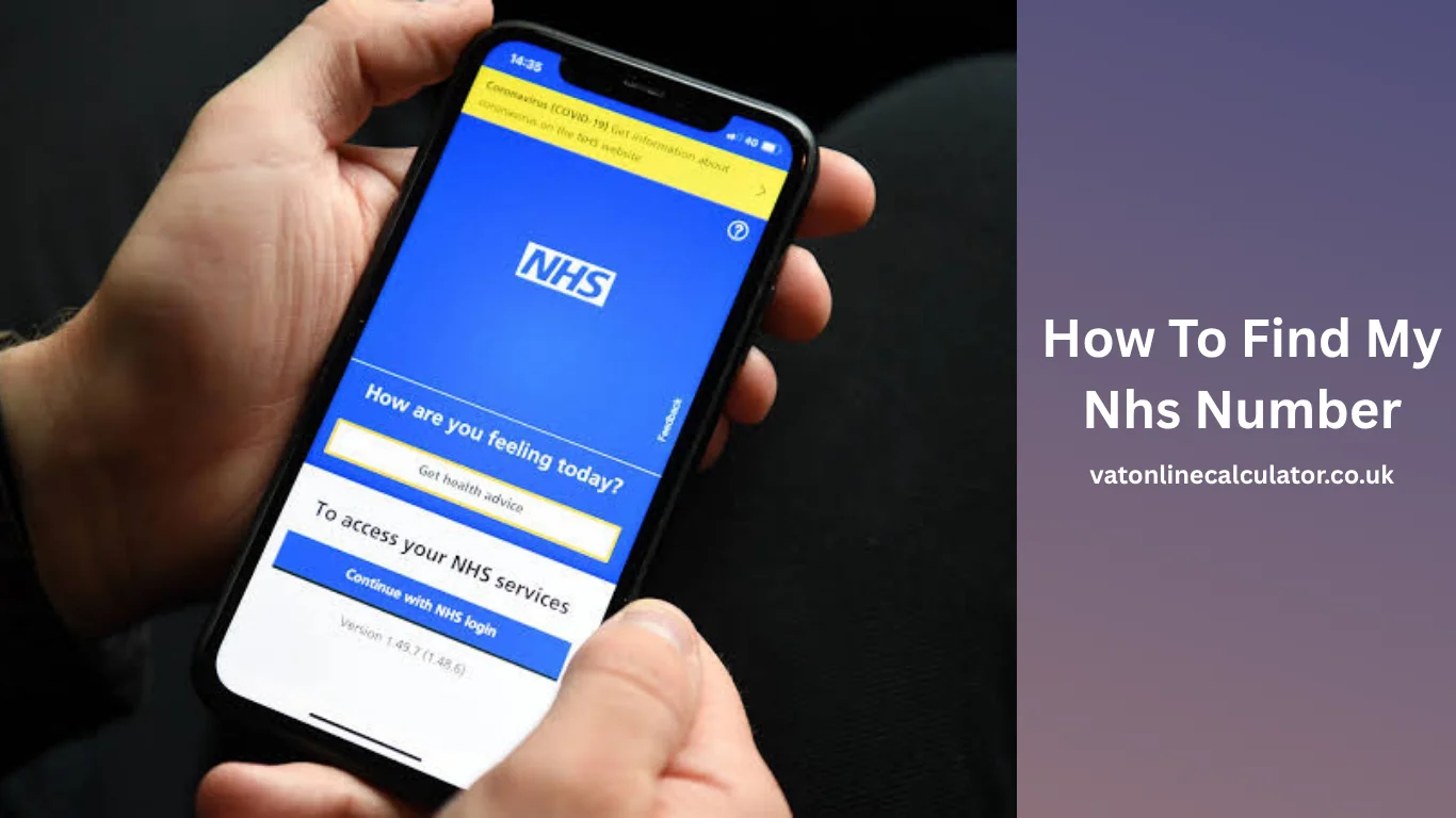 How To Find My Nhs Number