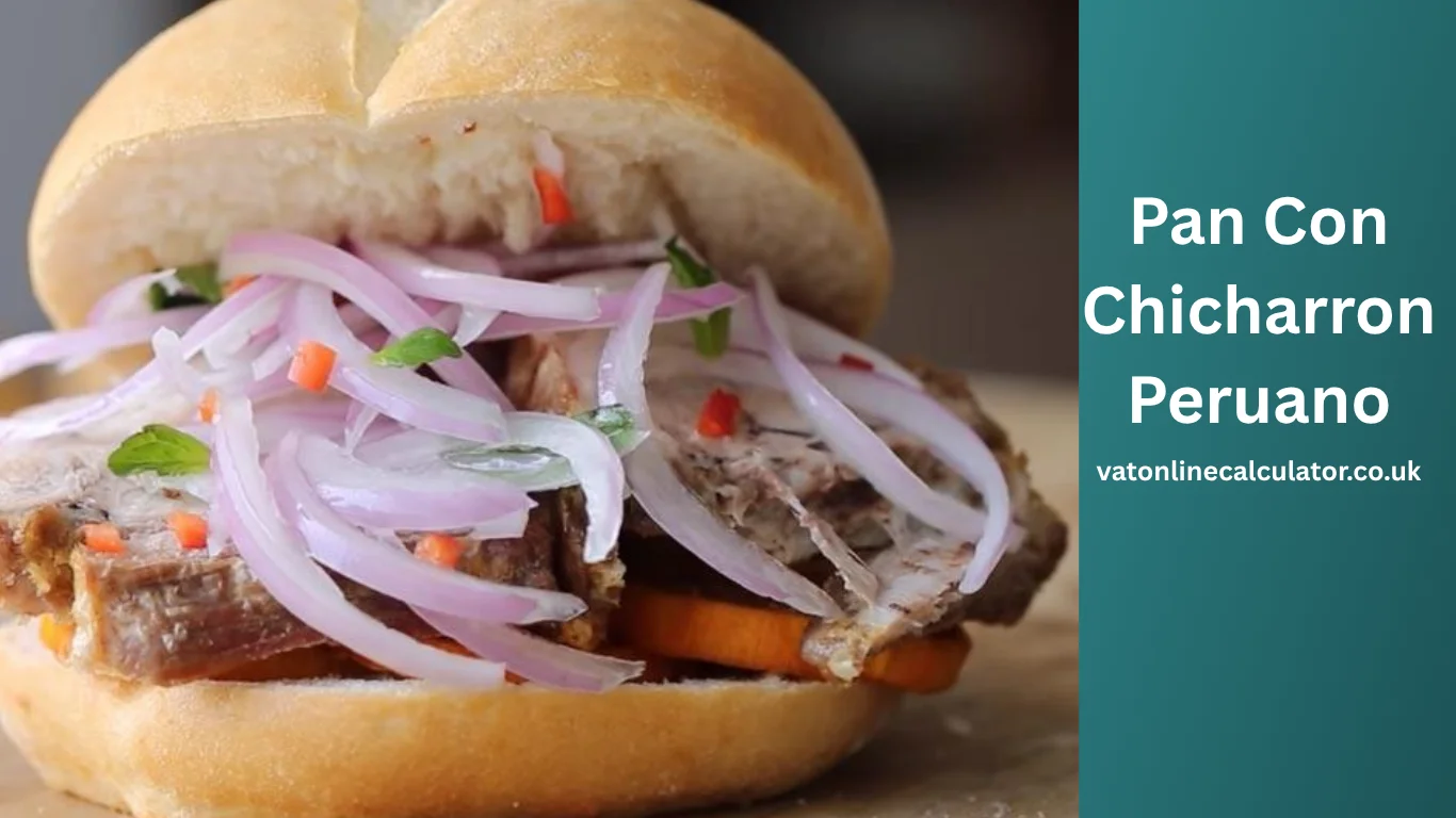 Pan Con Chicharron Peruano