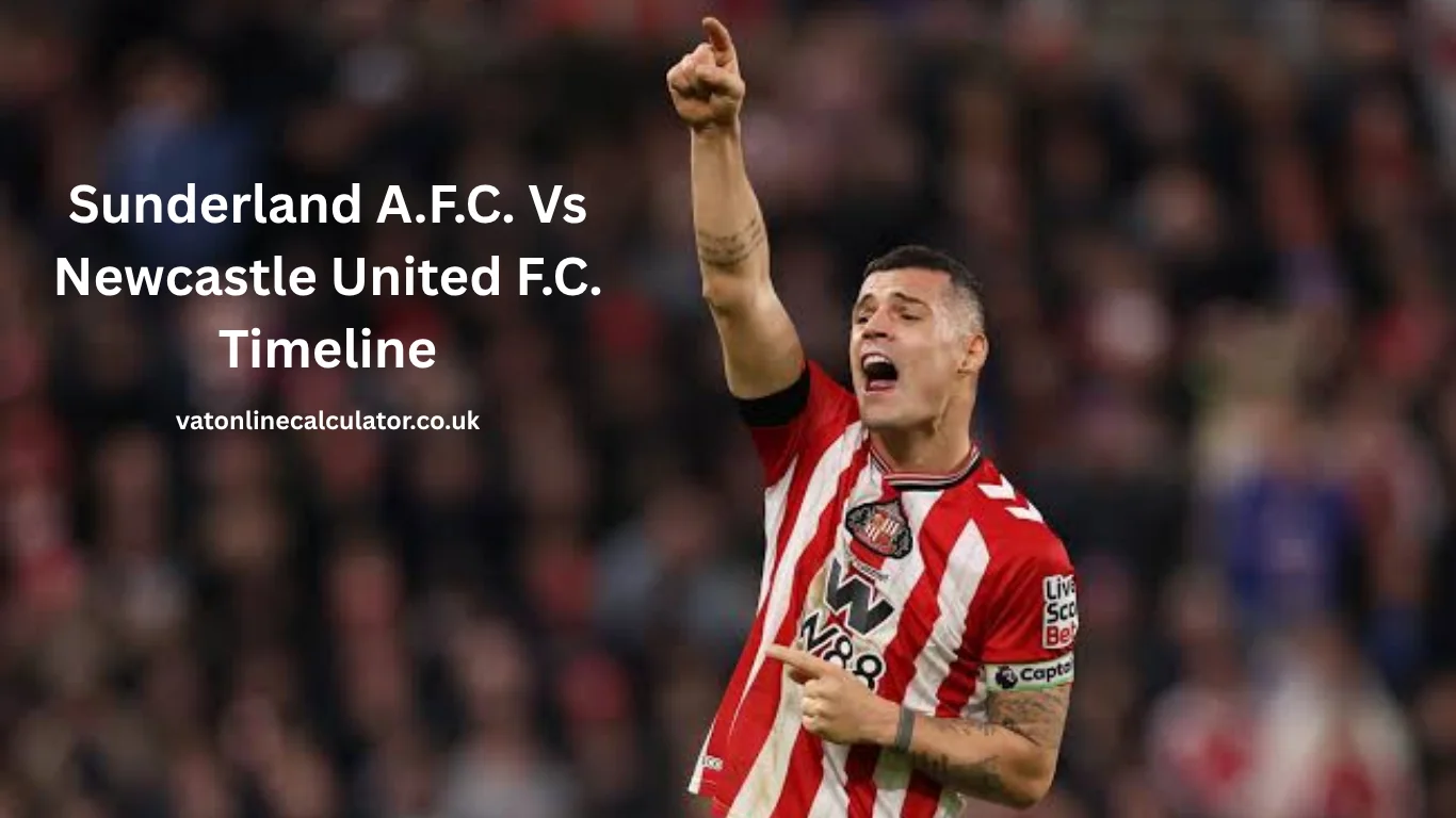 Sunderland A.F.C. Vs Newcastle United F.C. Timeline